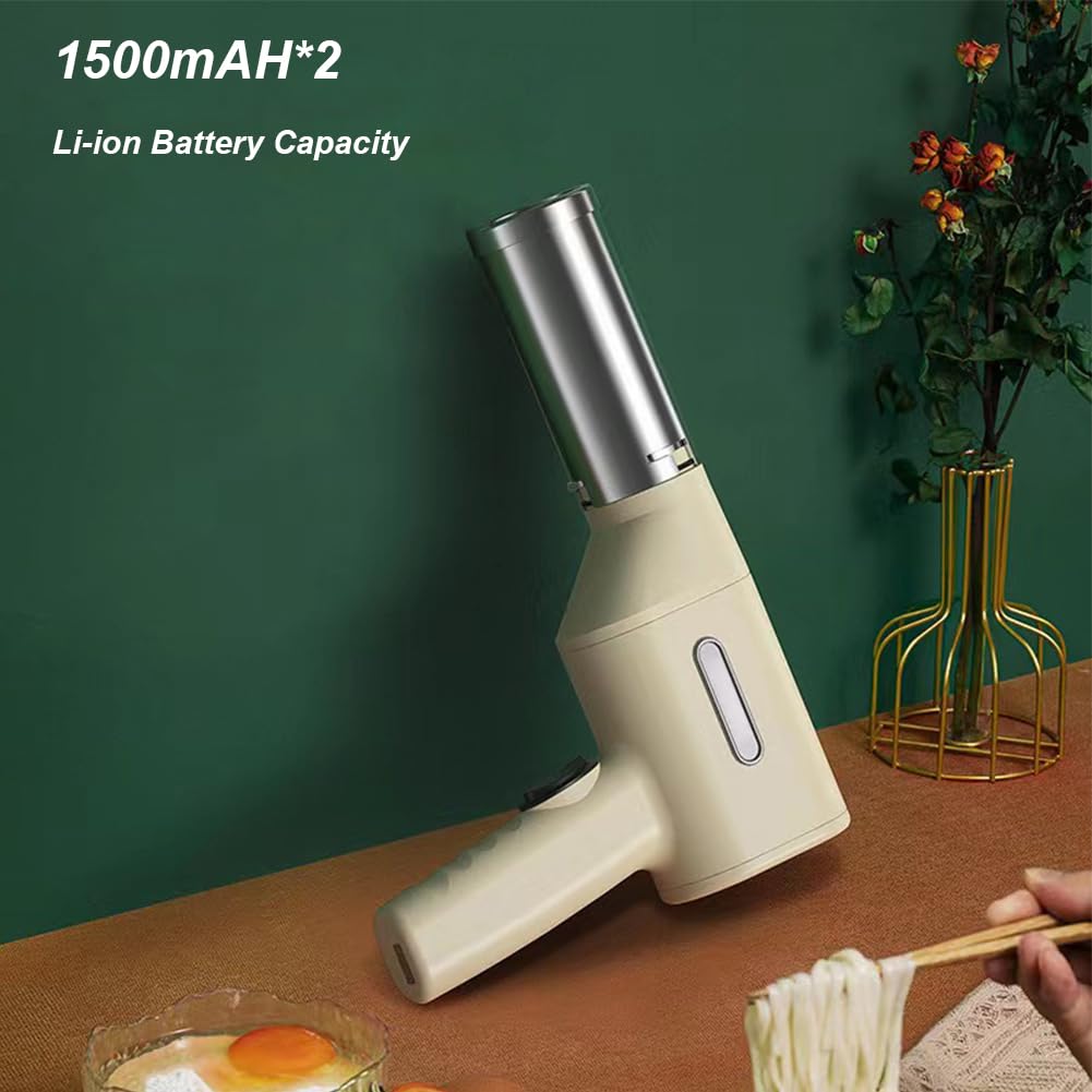 Pasta Elettrica for Noodle Maker 5 Stampi Macchina for Pasta Portatile Portatile Ricaricabile Utilità Gadget da Cucina