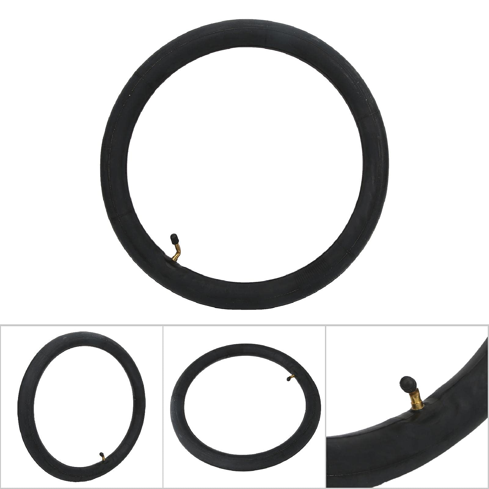 Camere D'aria per Bici, 14x2.125, 14X2.50, 16x2.125, 16X2.50, 16x3.0, 18X2.125, 18x2.50 Camera D'aria in Gomma Butilica per Bici Elettriche con Valvola Piegata in Metallo Accessori per Bici Elettriche