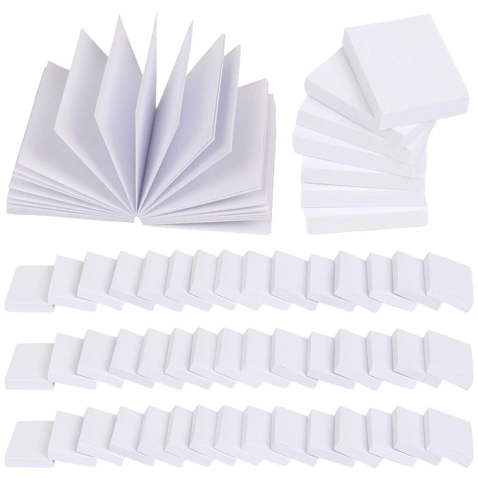 50Pcs Mini Libri Casa delle Bambole Miniatura Libri Vuoti Modello per Artigianato Casa di Bambola Libreria Decorazione 1:12 Scala
