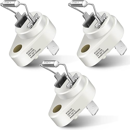 Miniatura 8 de Dreyoo Paquete de 1 fusible de corte térmico de 152°C (305.6°F) compatible con Raypak 005899F Zodiac R0012200 Kit de reemplazo de interruptor