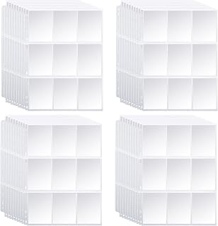 FRIUSATE 720 Pockets Trading Card Sleeves, Double Side Collecting Card Sleeves 40 Pages Game Card Sleeves for Trading Baseball Game Business Cards