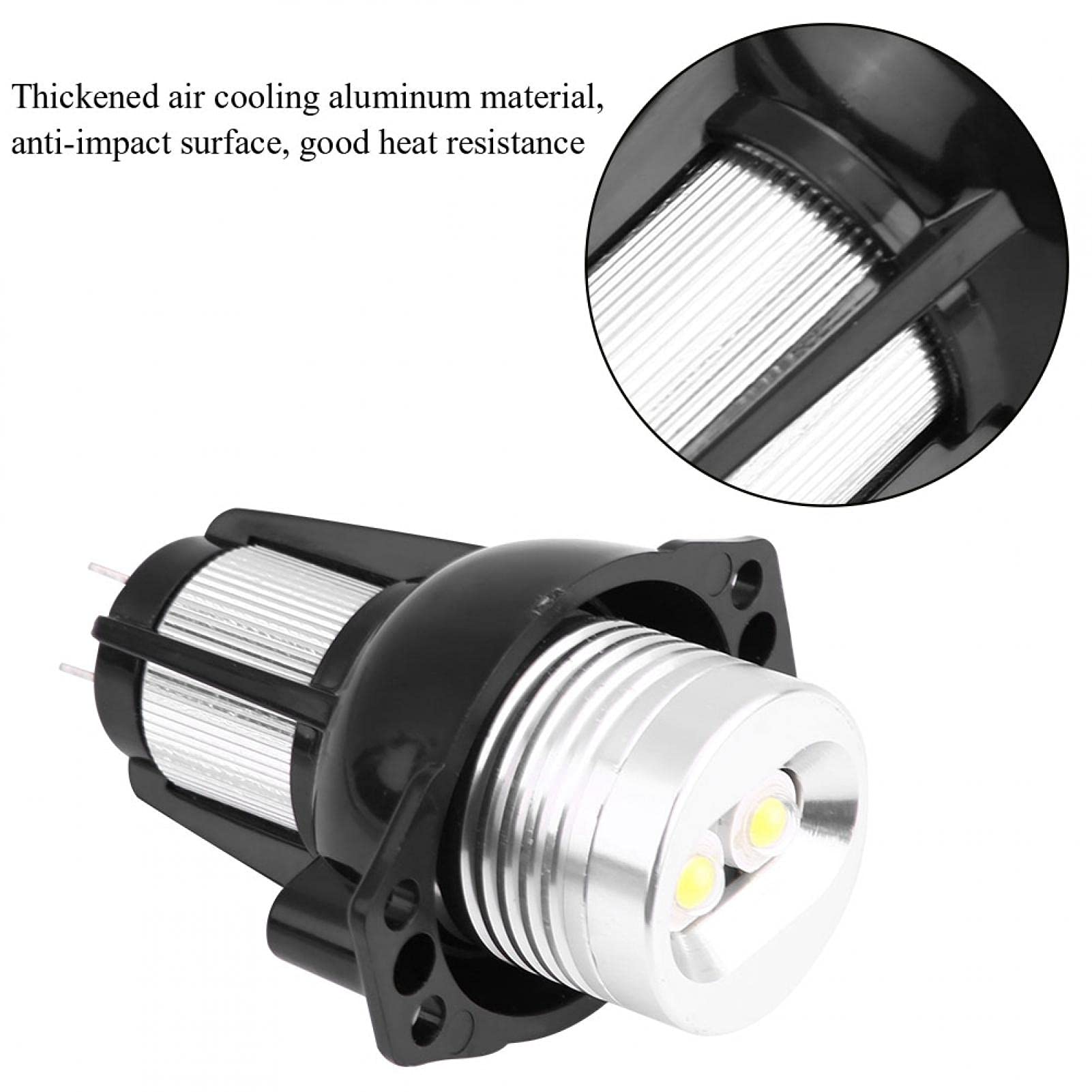 2pcs 12W LED Angel Eyes Halo Ring Marker Light Angel Eyes Faro per E90 E91 05-08 Accessorio Automatico