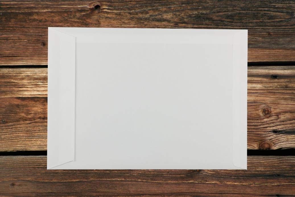 Naturelle Versandtasche/hellchamois-creme / 229x324 mm (C4) / brauner Innendruck/mit Abziehstreifen/haftklebend / 250 Stück