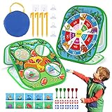 Bean Bag Toss Game for Kids: Outdoor Toys for Kids Ages 3-8, Dual Sided Portable & Foldable Cornhole...