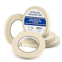 Vista 9 de JMU Cinta para Autoclave, 1'' x 60 Yardas, Cinta Indicadora de Esterilización para Esterilización con Vapor