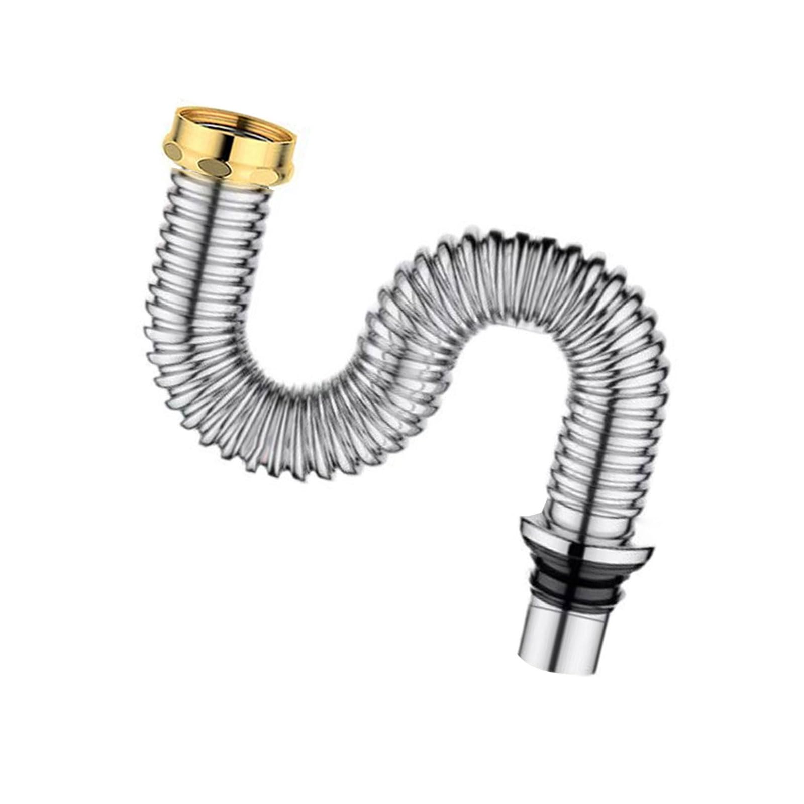 RGYBAO Drain Pipe Systems High Efficiency Sink Drain Drainages Systems Simple Installation for Kitchen Sinks Steel Sink