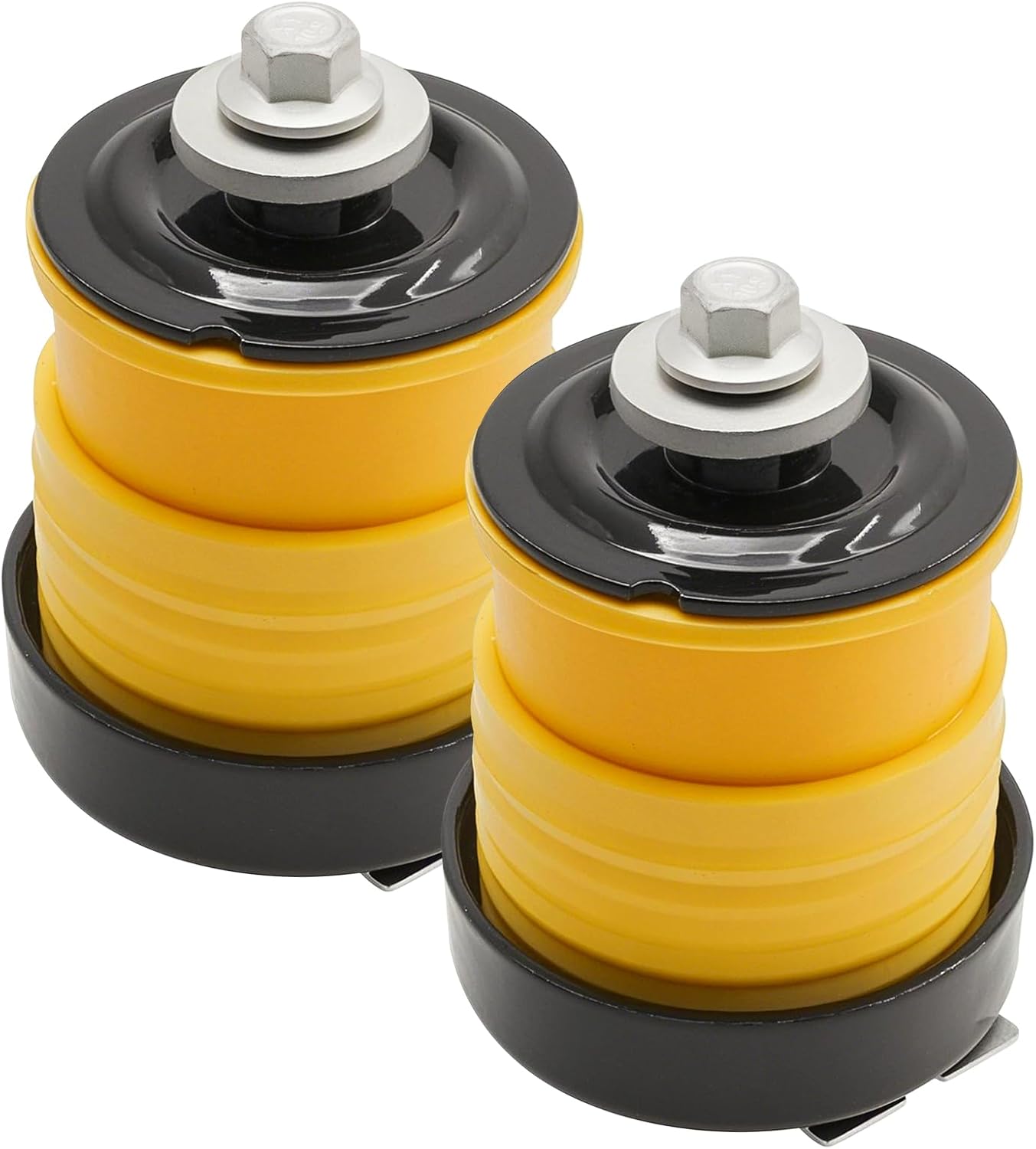 2 Pack 924-066 Center Rear Body Mount Replacement for Ford F-250 F-350 F-450 F-550 Truck 2008-2016 Crew Cab Super Duty, Replaces 7C3Z1000154AA 7C3Z1000154AB