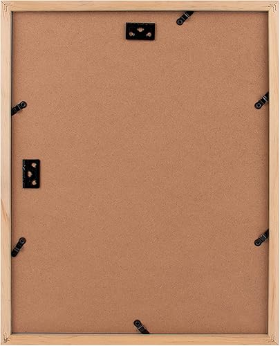 Miniatura 9 de Golden State Art, Marco de madera marrón envejecido de 11 x 14 pulgadas con paspartú blanco  Muestra cinco fotos de 4 x 6  Vidrio templado  Montaje