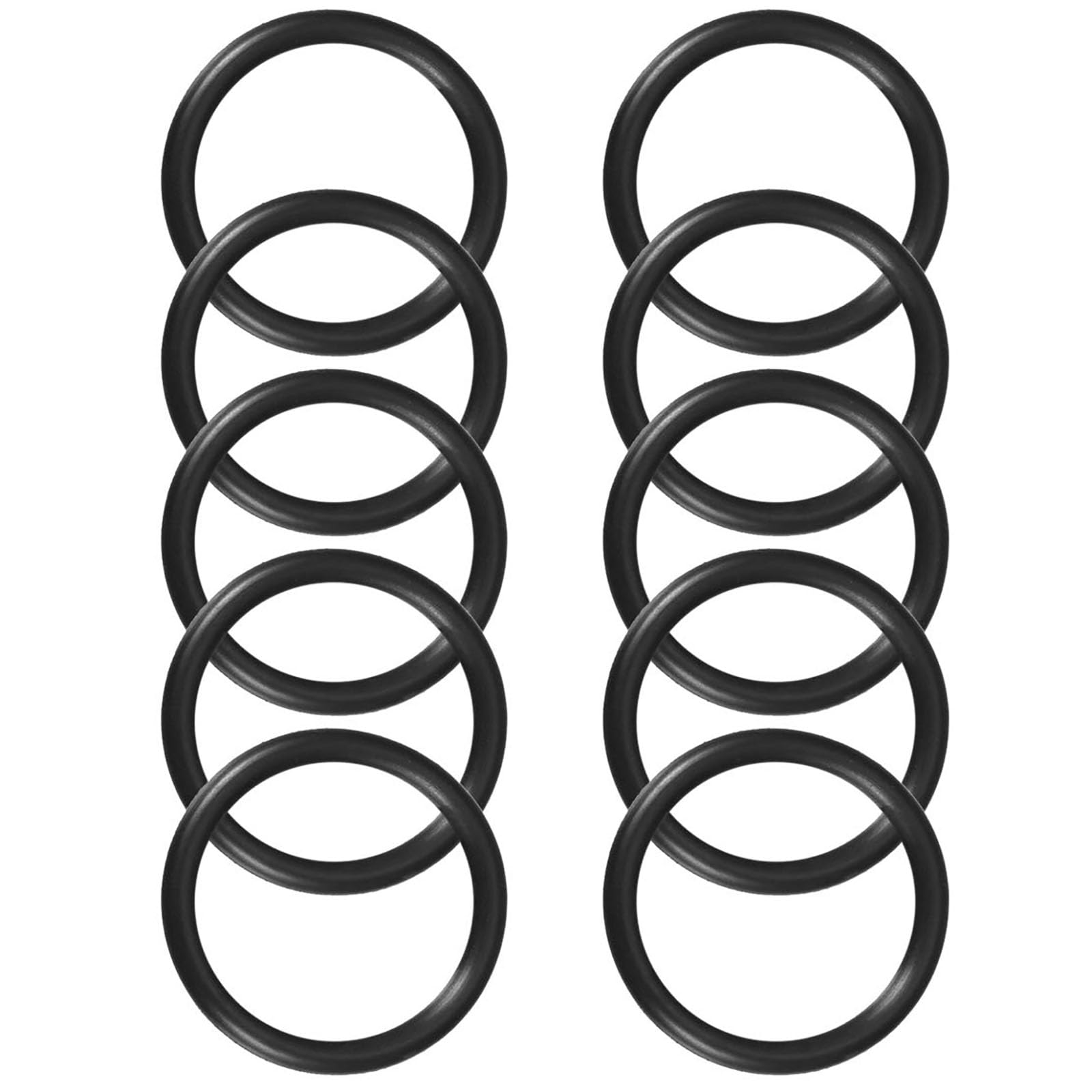 ROWORKX 10Pcs Nitrile Rubber O-Rings - 38mm OD x 30mm ID x 4mm Width Sealing Gaskets for Hose, Faucet, Plumbing, Automotive and General Repair Applications