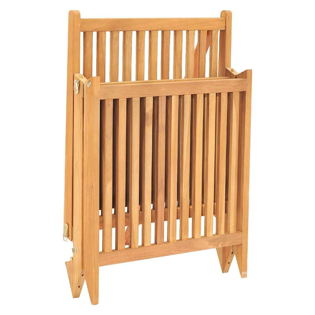 Tumbona de madera maciza de teca para jardín, plegable, 60 x 160 x 57 cm, finamente pulida, acabado a base de agua, para terraza, balcón, piscina, playa, spa y muebles de jardín