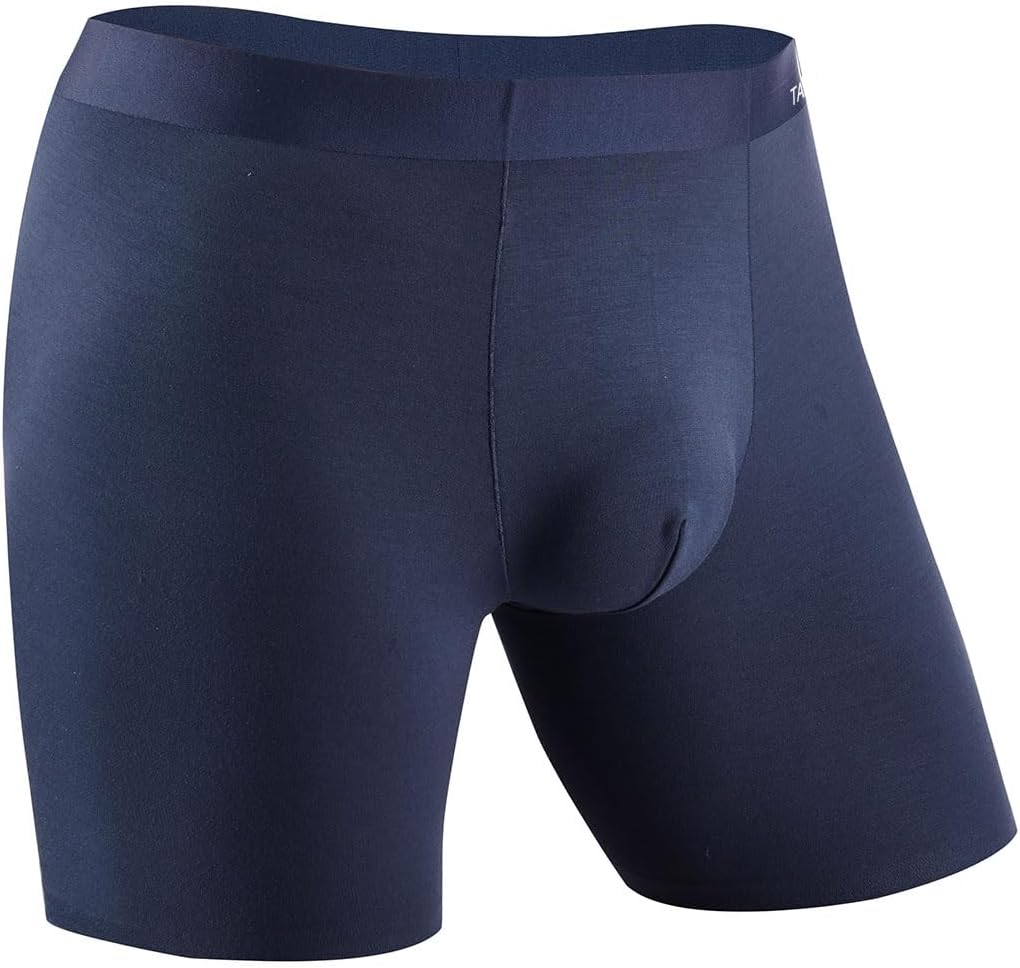 TAPUU Mens Ice Silk Underwear Breathable Boxer Briefs with Pouch - Image 6