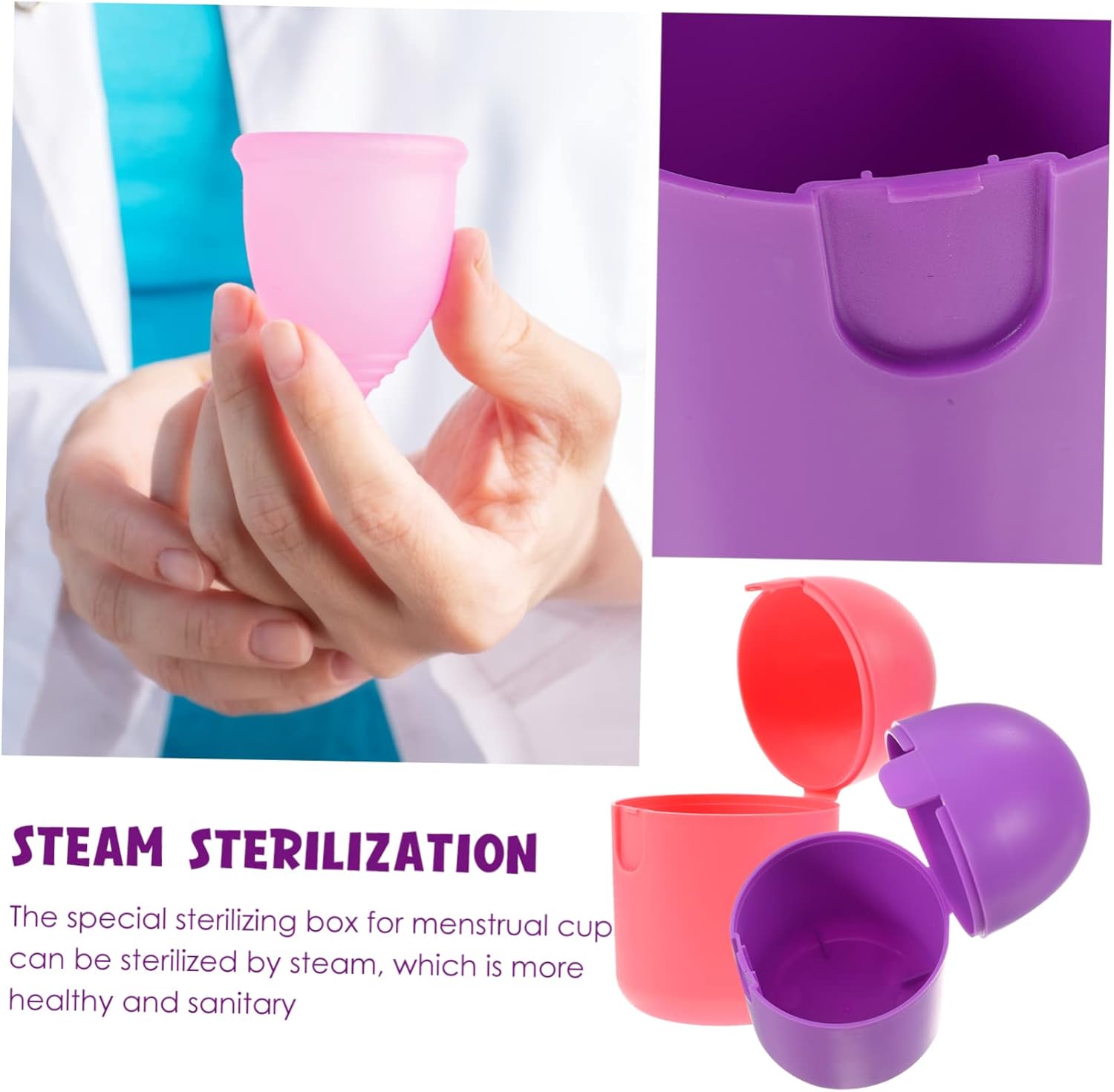 Sets Heat-Resistant Storage Box Holder Case Supply Compact Portable Case for Daily Use Pcs