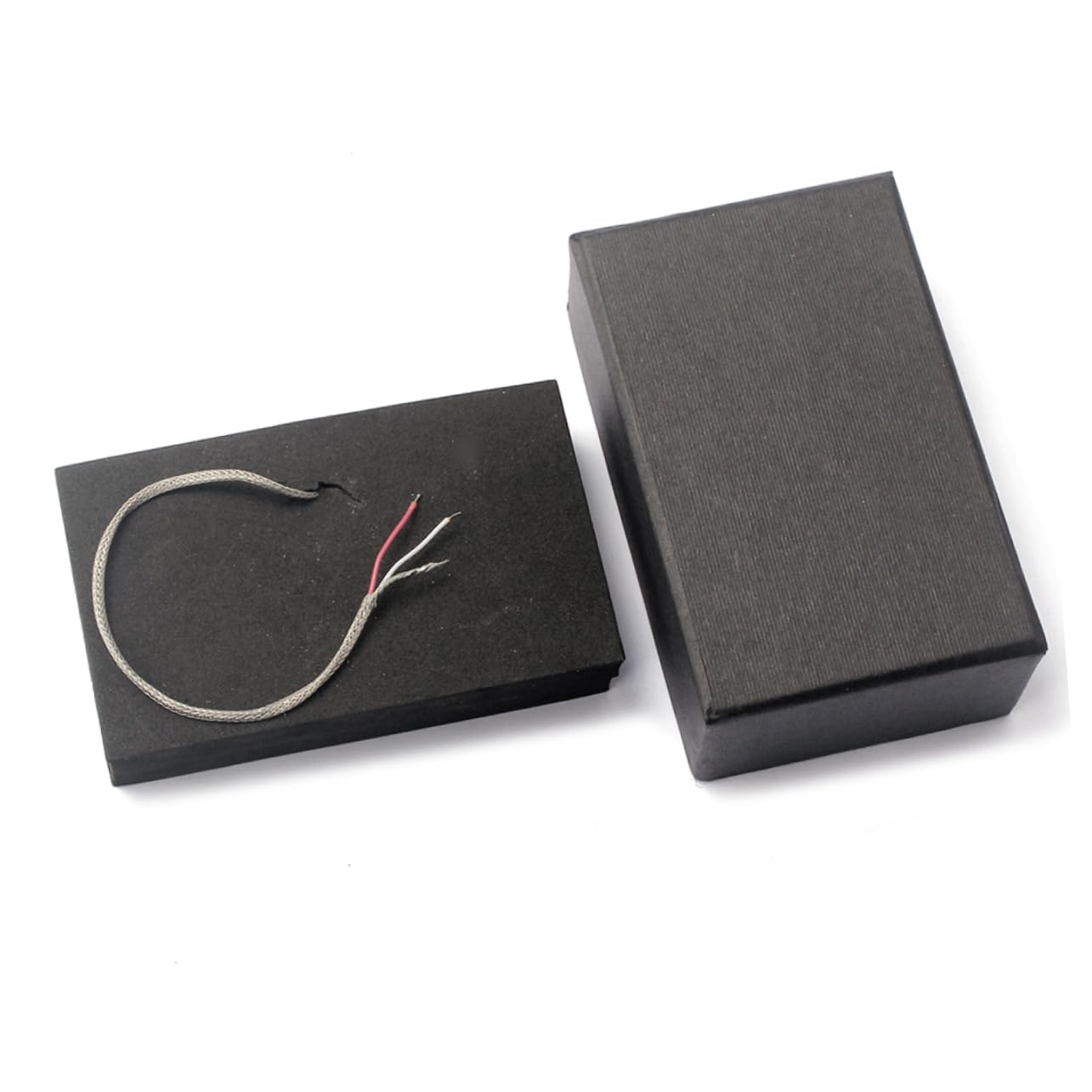 Pickup Ponte per Chitarra Elettrica Nero Gma02 Alnico 5 | 5 Magneti, Coperture per Pickup al Manico Incluse, Stile Vintage, per Basso e Strumenti Elettrici