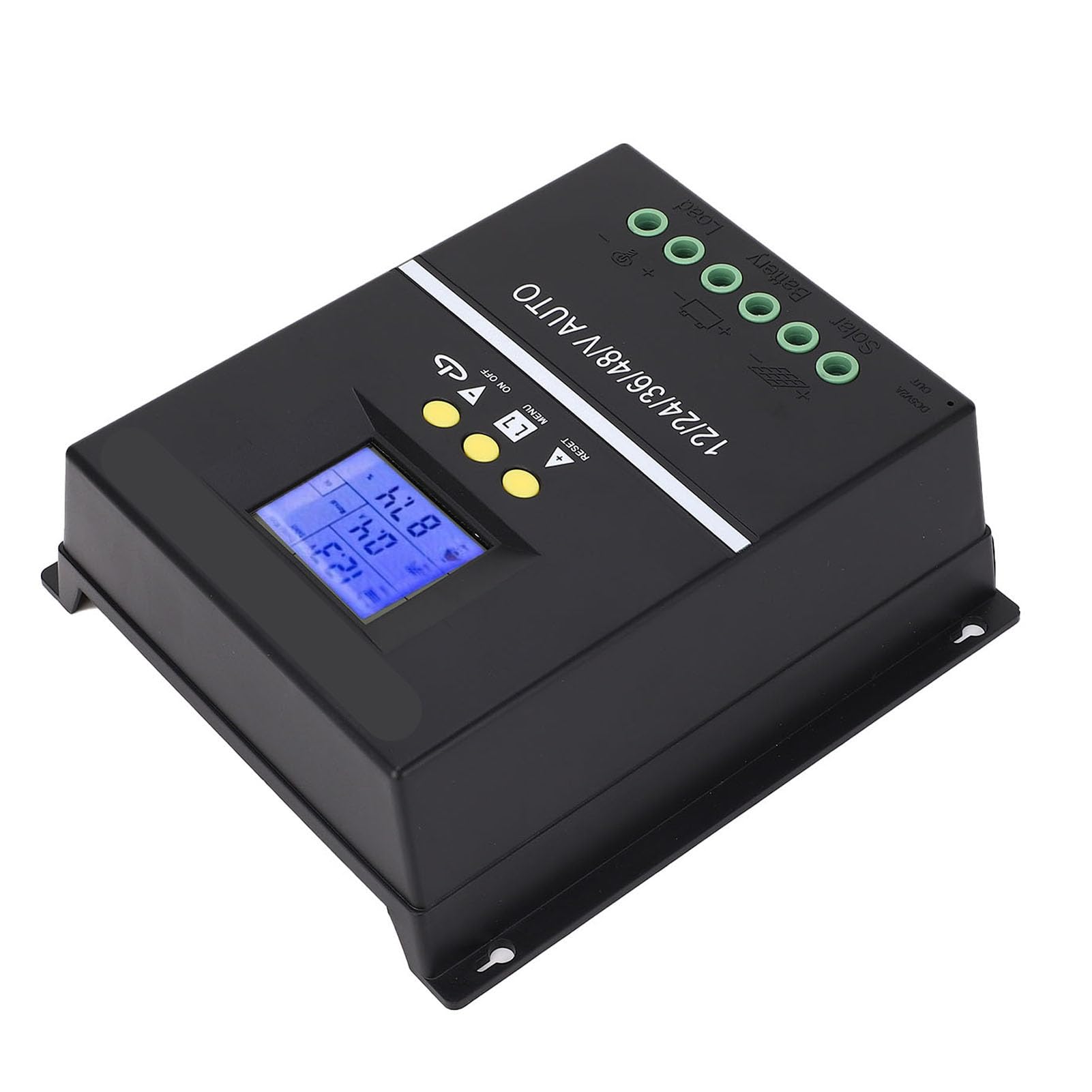 Drfeify MPPT Słoneczny Kontroler ładowania Słonecznego 12V 24 V 36V 48V Regulator Panelu Słonecznego z Wyświetlaniem Wielu Trybów Roboczych dla Systemu Zasilacza Domowego dla Domu (80A)