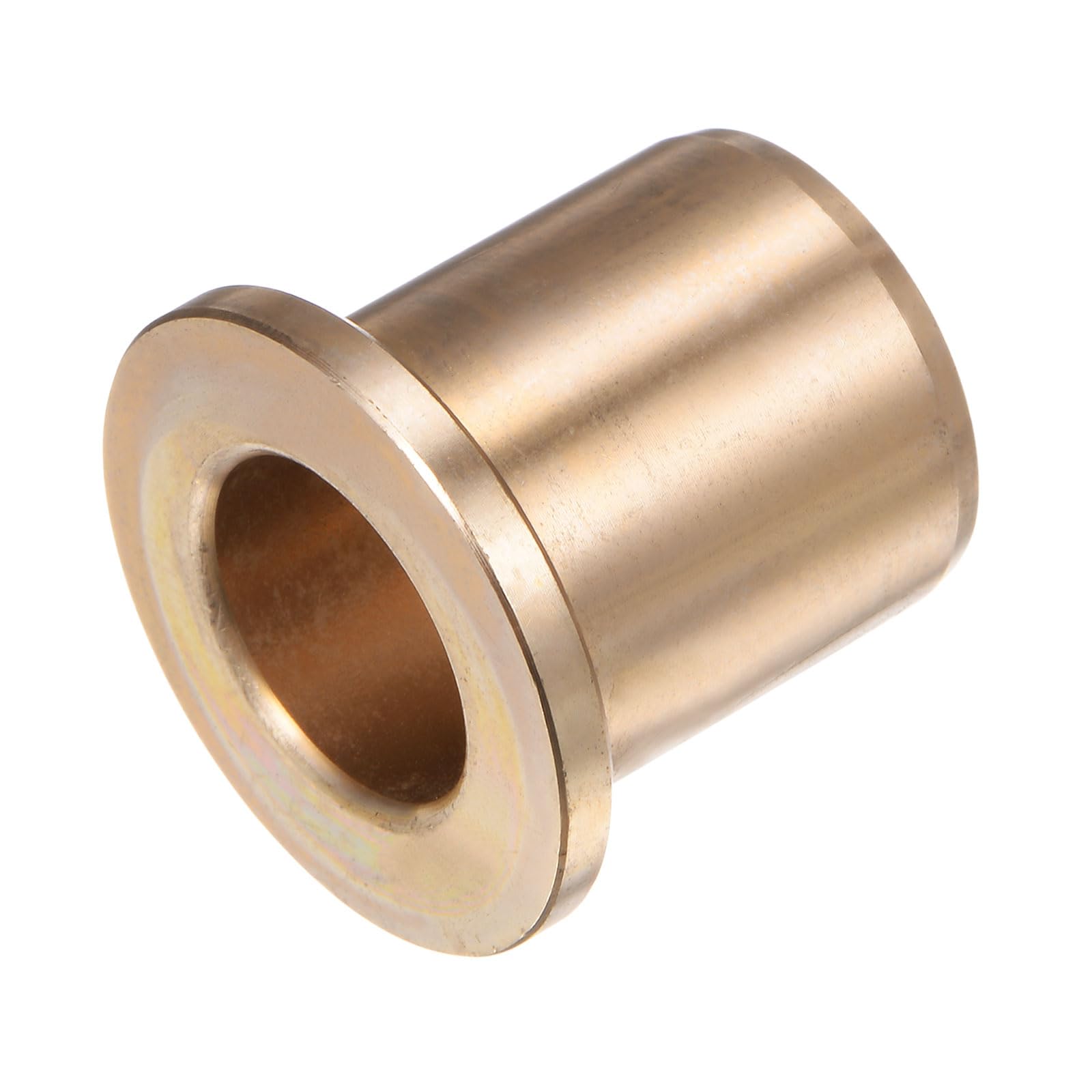 QUARKZMAN 2pcs Bride Roulement Manchon 15mm Alésage 21mm OD 25mm Longueur 3mm Bride Épaisseur Bronze Douille Autolubrifiant Douilles Manchon pour Industriel Équipement
