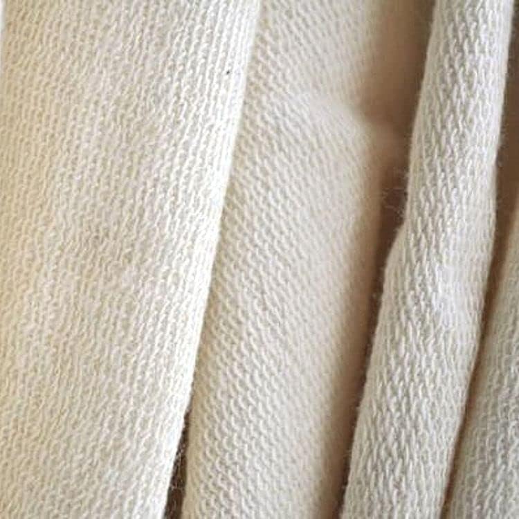 Organic Cotton French Terry Fabric - Natural - 5 Yards