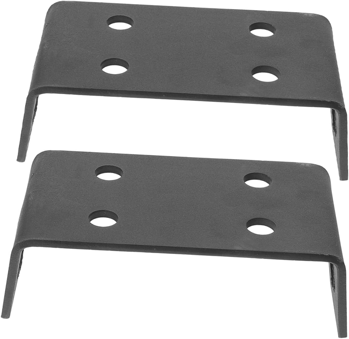 2pcs Heavy Duty Trailer Hitch Winch Mount Plate Receiver Hitch Mounting Bracket for ATV