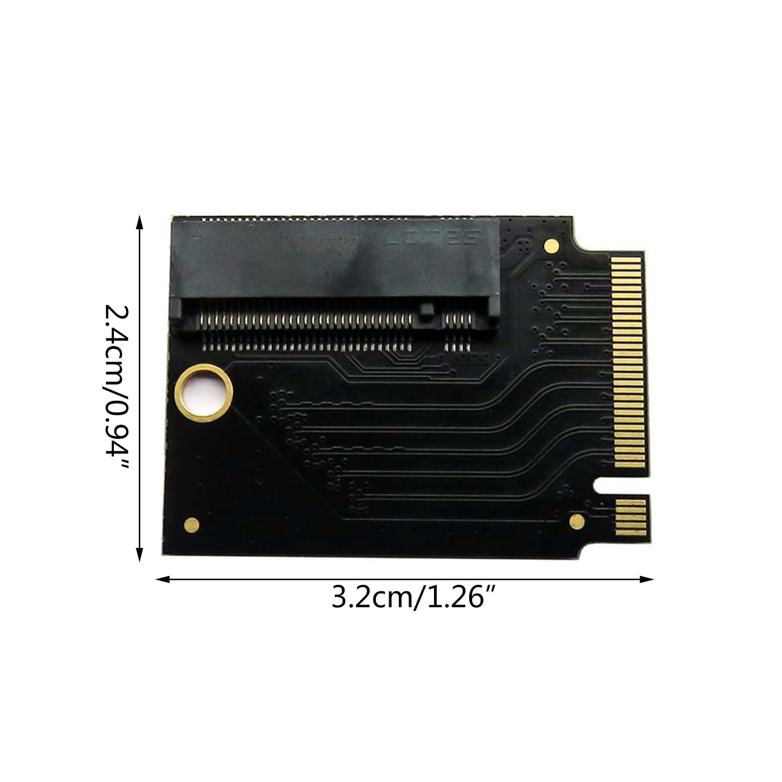 Scheda Adattatore Di Trasferimento SSD M2 PCIe 4.0 A 90° Per Asus ROG Ally - Ricambio Verde - Foto 3