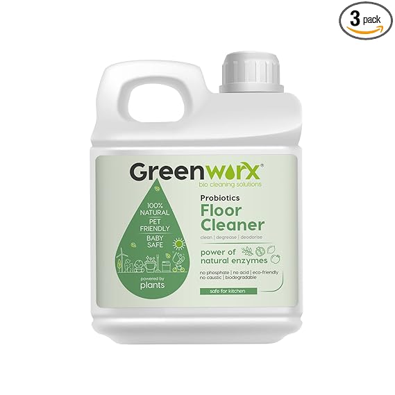 Greenworx Natural Floor Cleaner 5 Ltr | Pet Safe & Baby Safe I Eco-Friendly, Chemical Free,Biodegradable