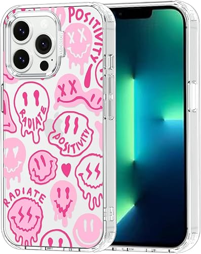 MOSNOVO Funda para iPhone 13 Pro, [Protección contra caídas de grado militar Buffertech de 6.6 pies] [Tecnología antidespegado] Diseño de funda