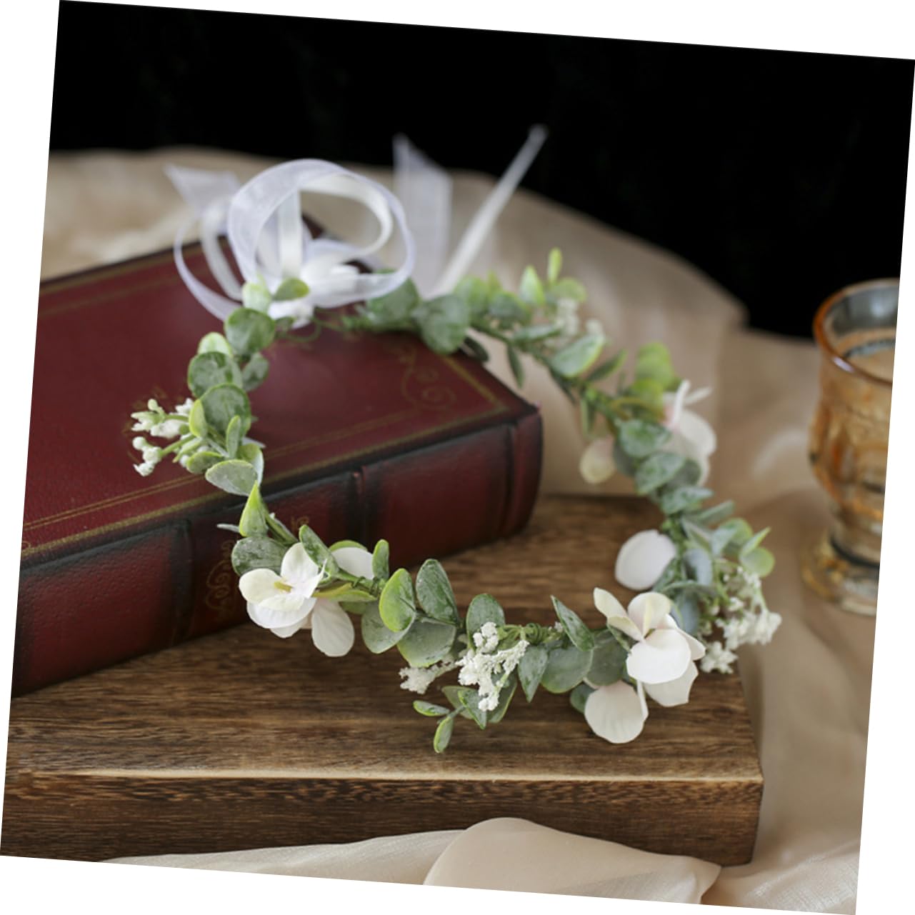 MAGICLULU 4piezas Diadema De Novia De Flores Simuladas Floral De Para Bodas Tocado Decorativo Para Celebraciones Especiales Accesorio De Novia Artesanal