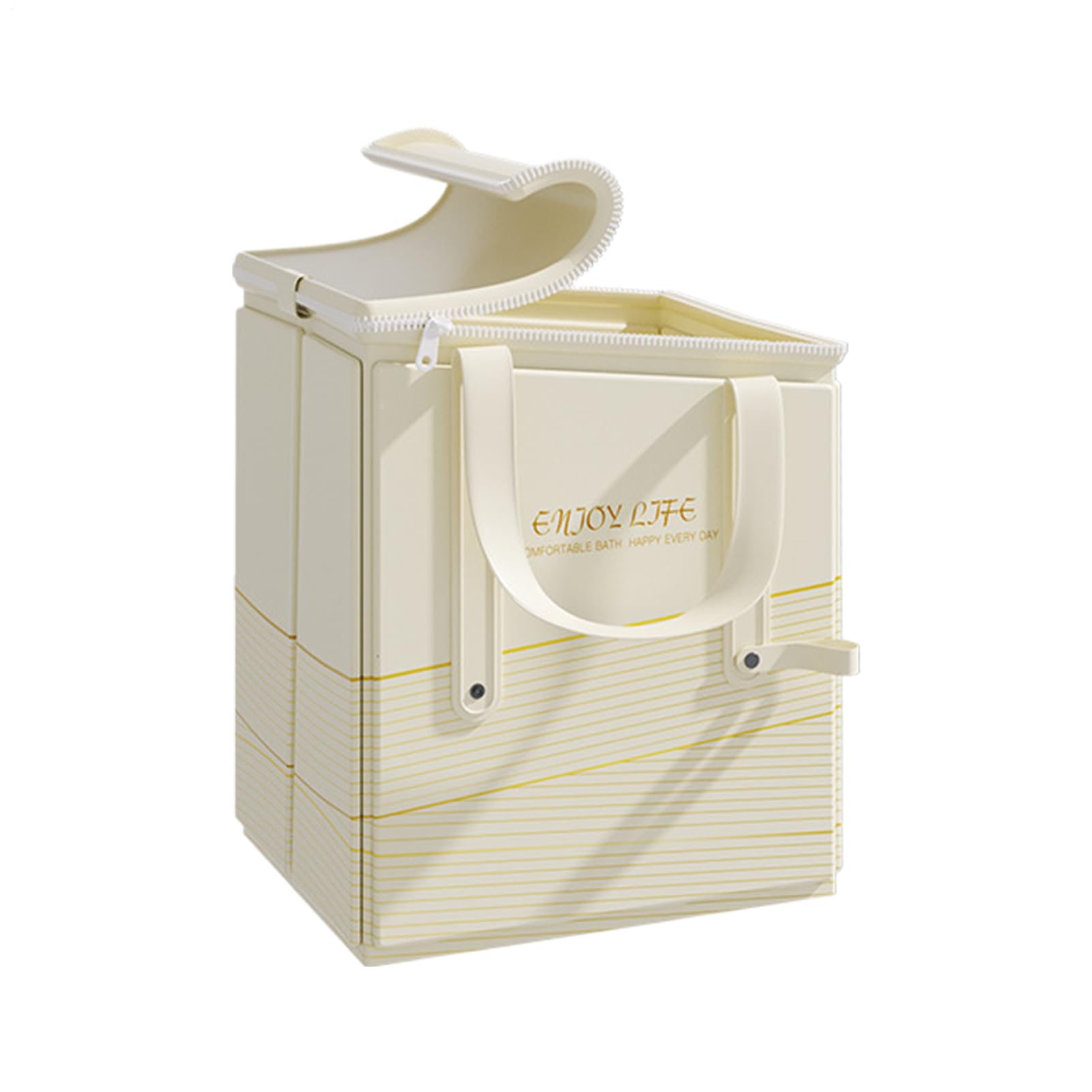 Bassin De Trempage Des Pieds Seau Portable Et Pliable Avec Couvercle Et