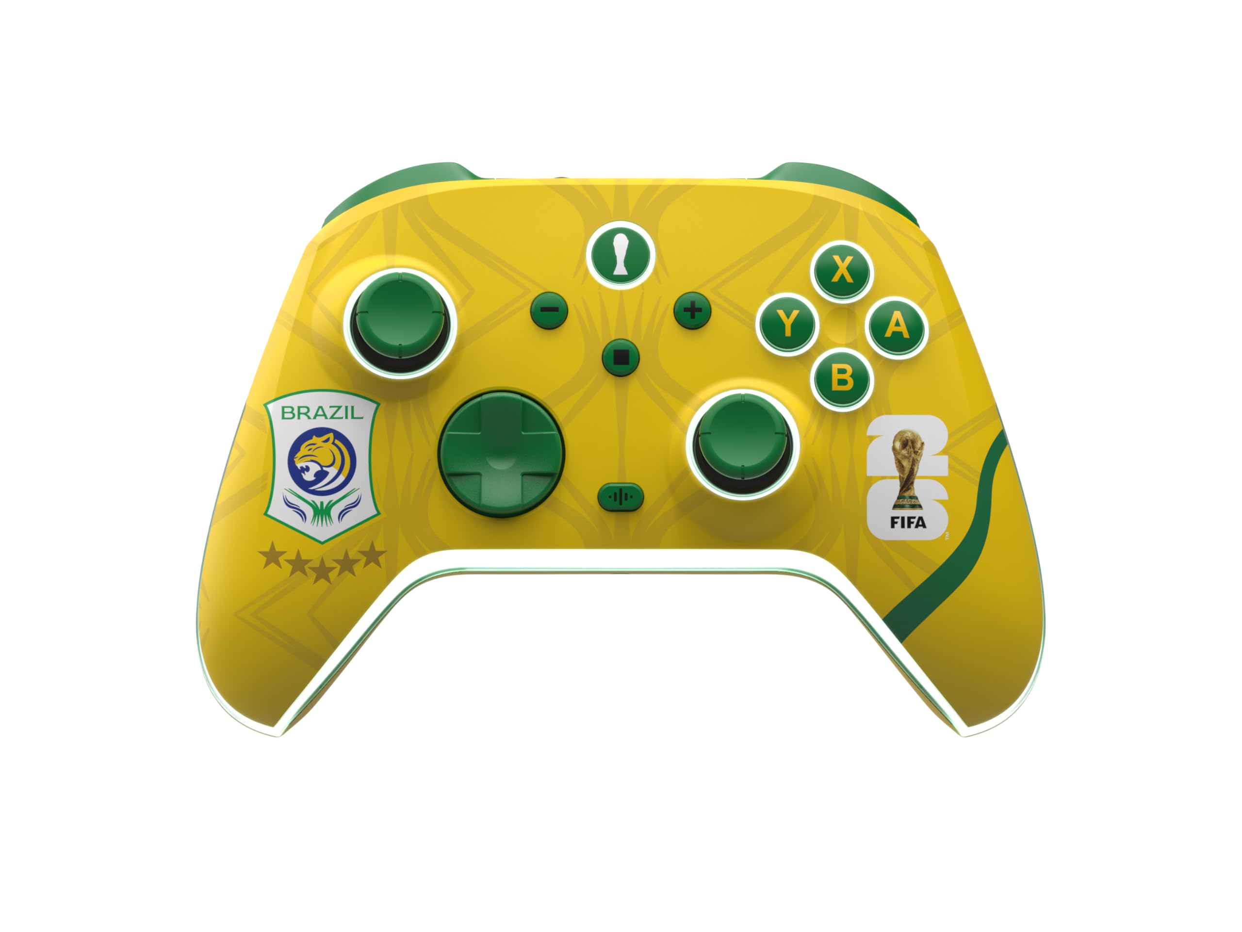 FIFA World Cup 2026 Controller Wireless Brasile per Switch, Switch 2, PC, Android e IOS – DragonShock