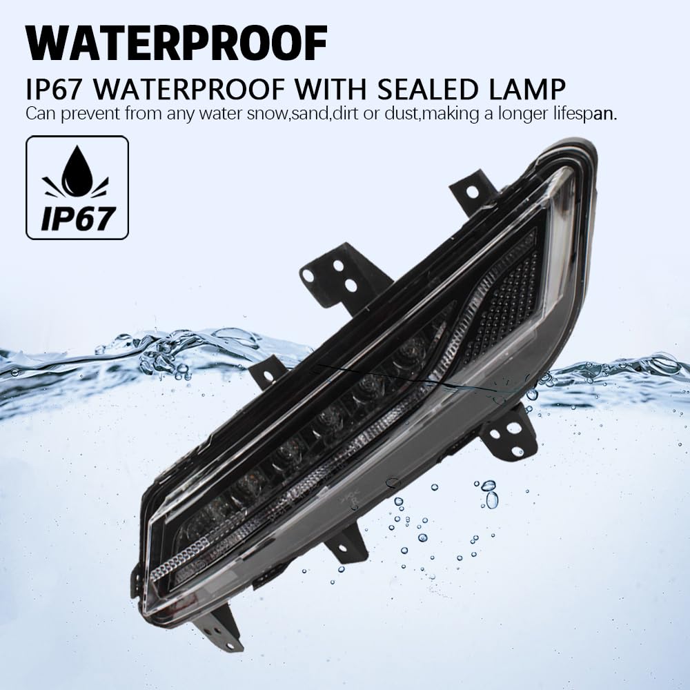 Amazon.com: CHELANGHU LED DRL Day Running Light Lamp