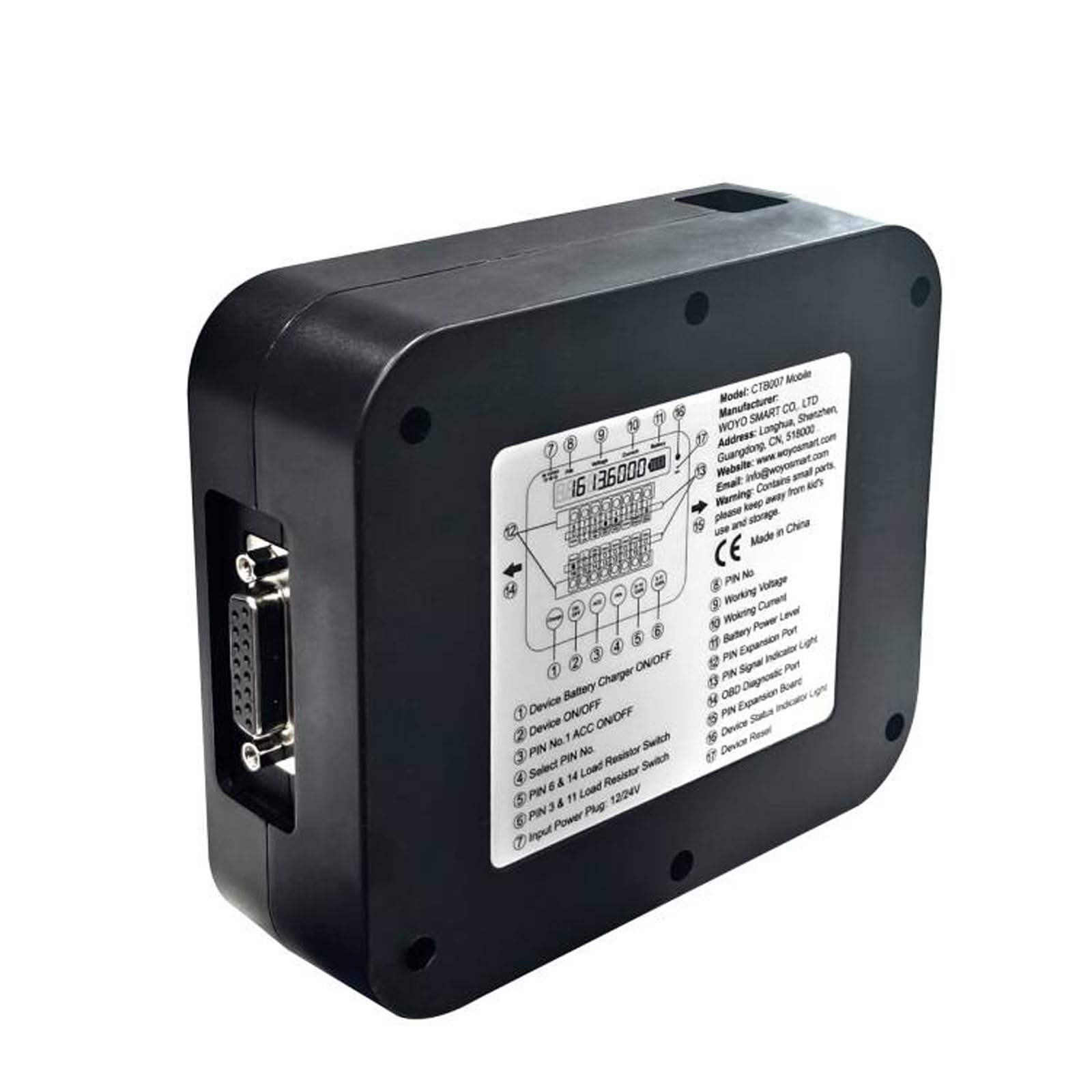 Inspector automotriz móvil con pantallas LED para verificación in situ y detección de problemas en varios vehículos, probador de unidades transportables, equipo de diagnóstico automotriz