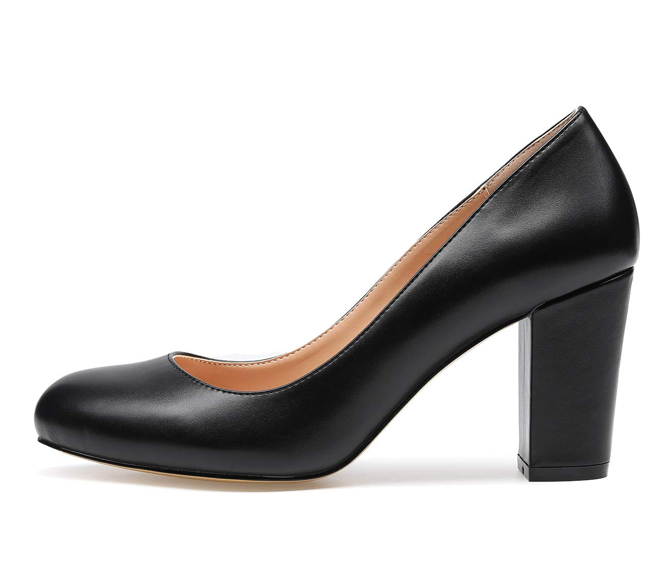 Castamere Zapatos de Tacón Mujer Punta Redonda Ancho Tacón 8CM