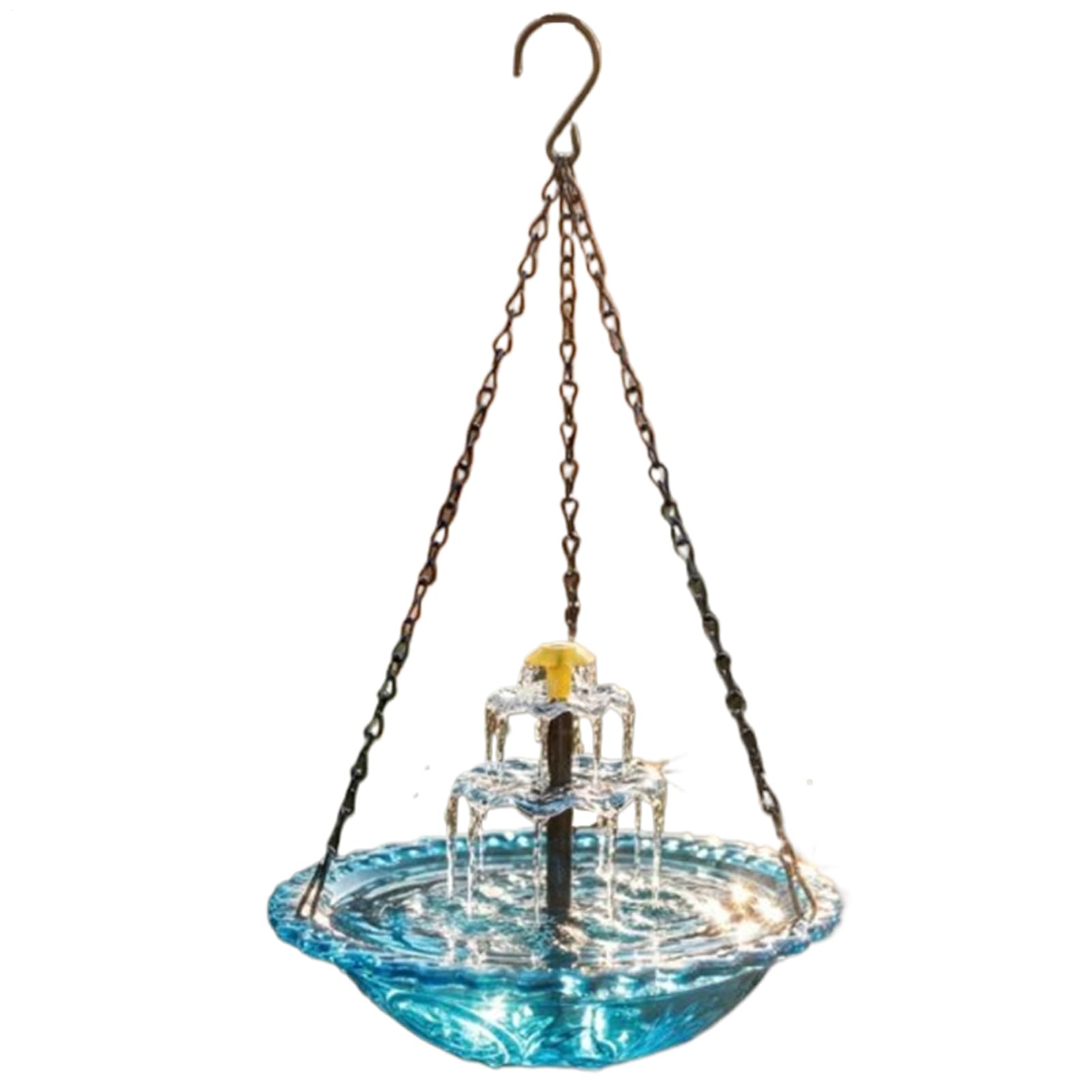 Bain à oiseaux solaire pour attirer les colibris dans le jardin