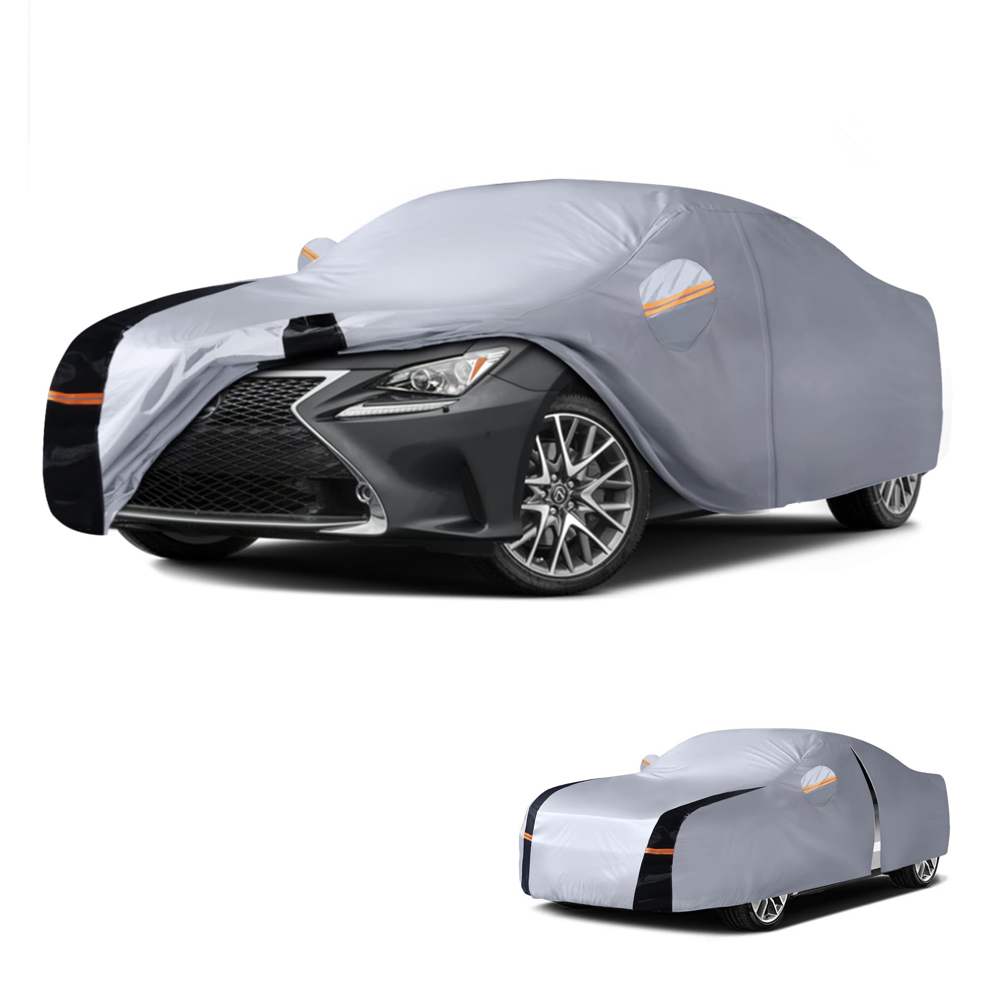 Photo 1 of Multi-Layer Car Cover Custom Fit for Lexus IS250 IS250C IS300 IS350 (2005-2026), 100% Waterproof All Weather, Gift with Towel, Heavy Duty Car Covers for Rain Sun UV Protection with Door Zipper.