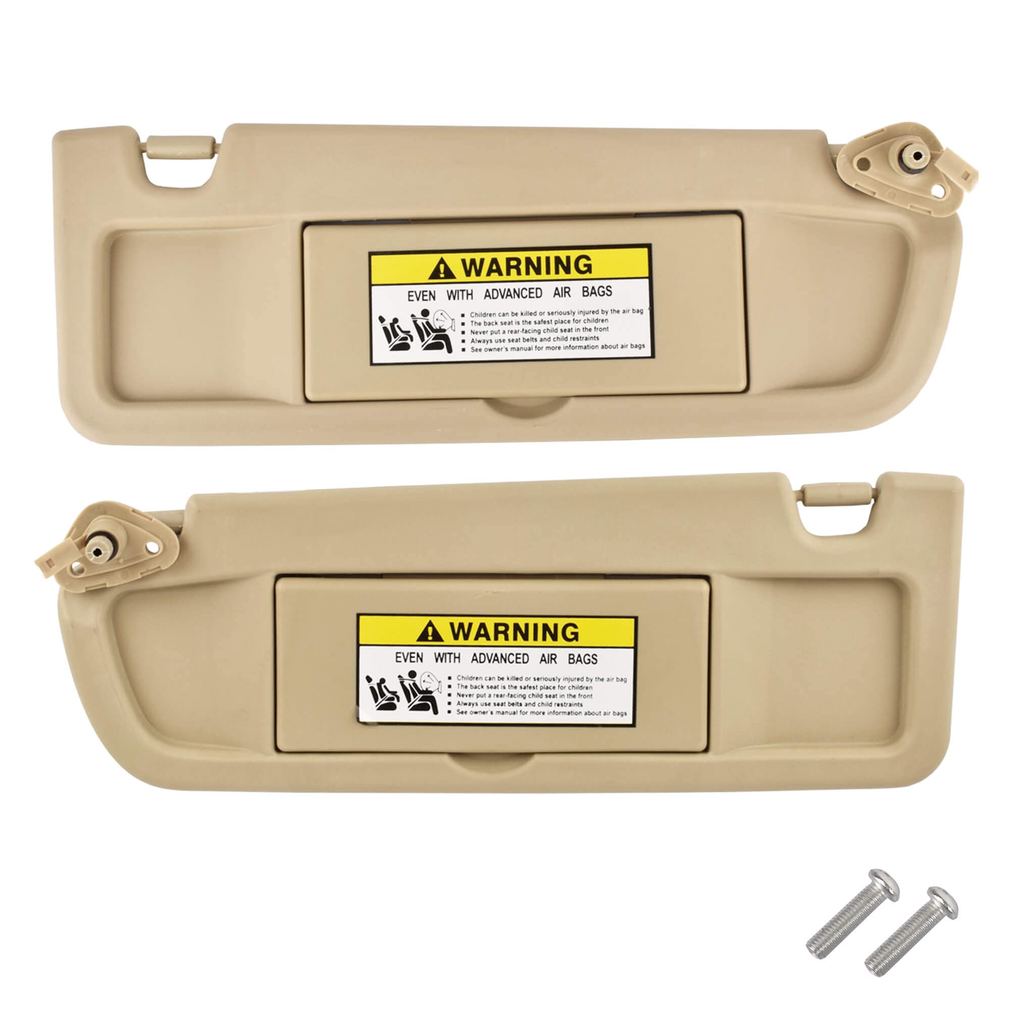 Photo 1 of SINTLY Left Driver and Right Passenger Side Sun Visors Pair Compatible