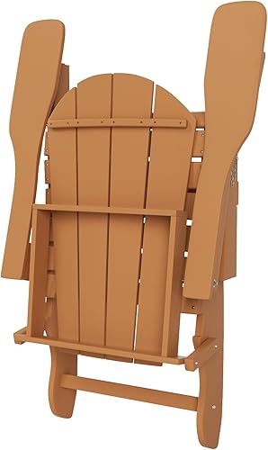Miniatura 8 de WO Home Furniture Adirondack - Tumbona plegable para fogatas, playa, balcón, patio trasero, césped, patio, piscina, cubierta, jardín