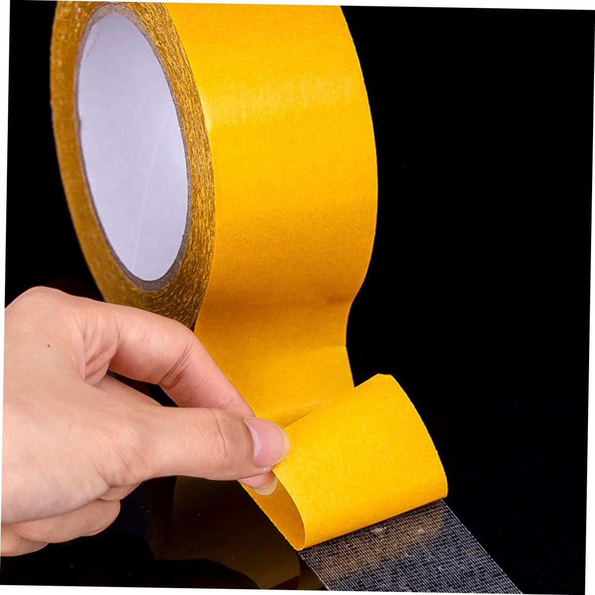 ULTECHNOVO 5rollen Doppelseitiges Gewebeklebeband Hochviskoses Starkes Klebeband Mit Fiberglasgewebe Für Teppichverlegung Dekoration Und Vielseitige Anwendungen Rückstandsfrei Ablösbar