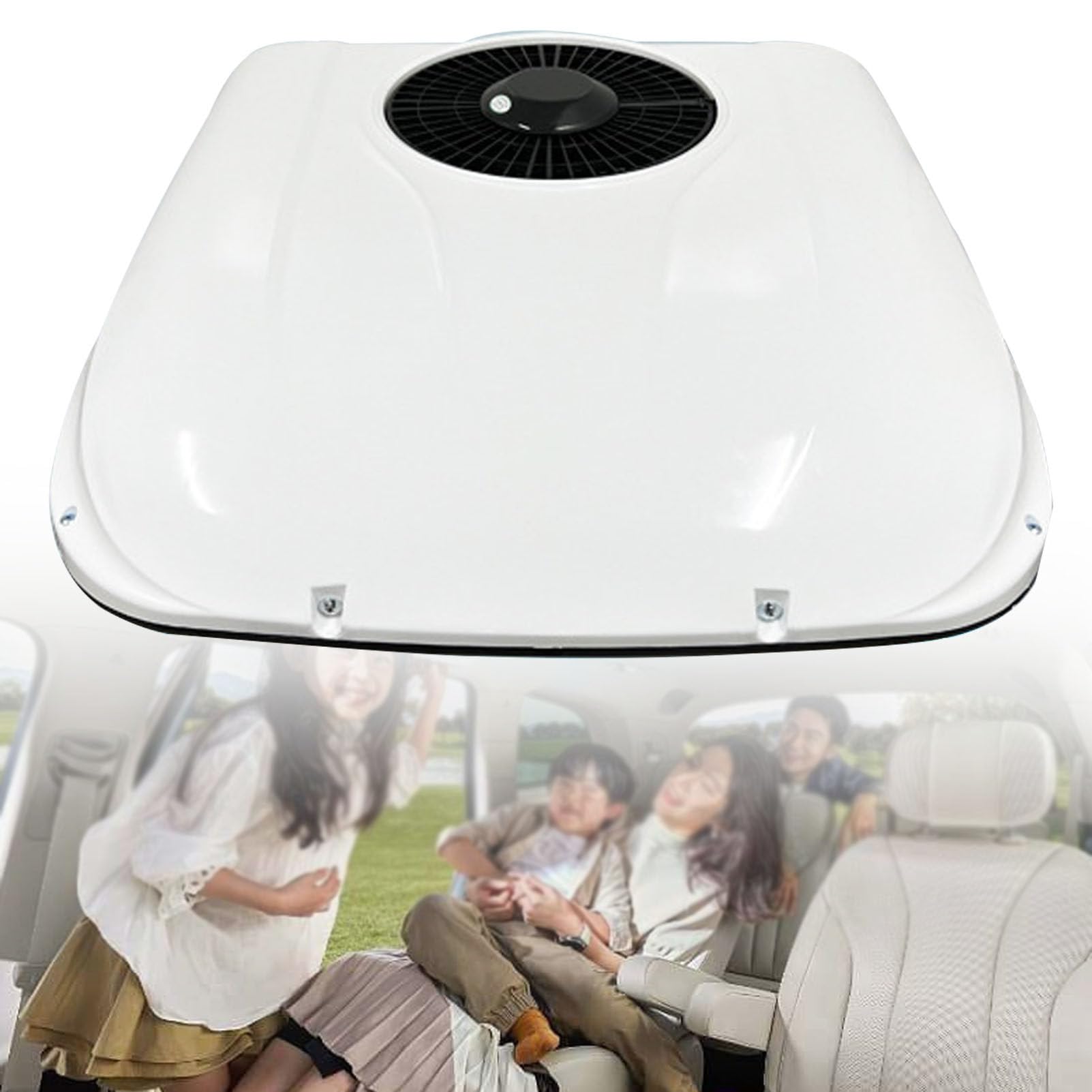 Olskfuh Light Rv Roof Air Conditioner,Cool Rooftop Unit With Remote Control For Trucks, Boats, Campers, And Travel Trailers,24V