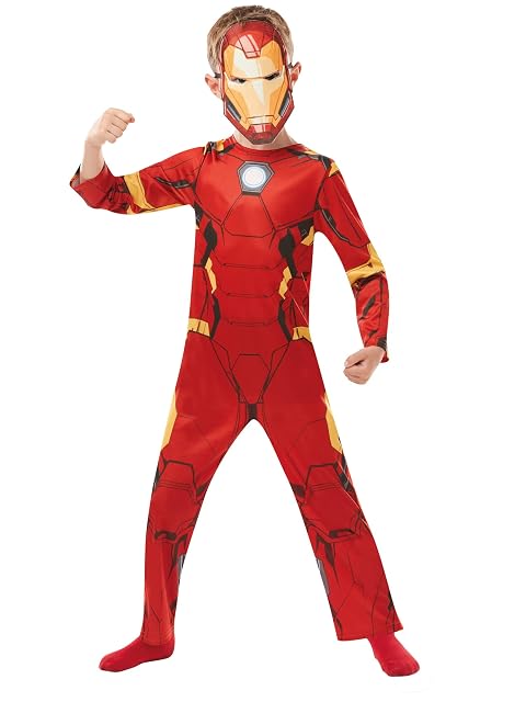 Foto 2 de 3 de Rubies 640829L - Disfraz oficial de Marvel Avengers Iron Man para niños, 7-8 años, altura 128 cm, grande…