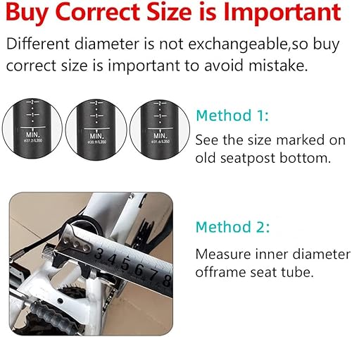 Suspension Seatpost Bike Seat Post: Bicycle Seat Post Shock 27.2 30.9 31.6 Mm Aluminum Alloy Bike Seat Shock Absorber Damper Seat Post For Mtb/ Road/ Bmx Bike #TOP1