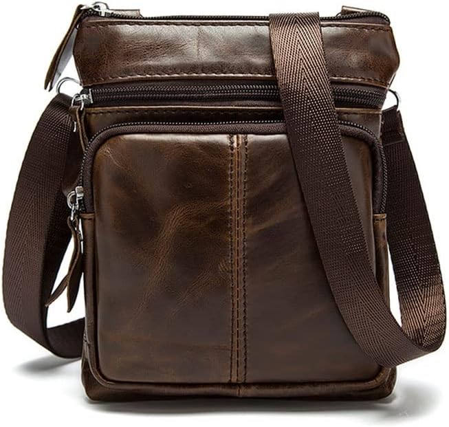 Mini Bag for Phone Men's Bag Leather Men Bags Multifunction Fashion Bags Waterproof
