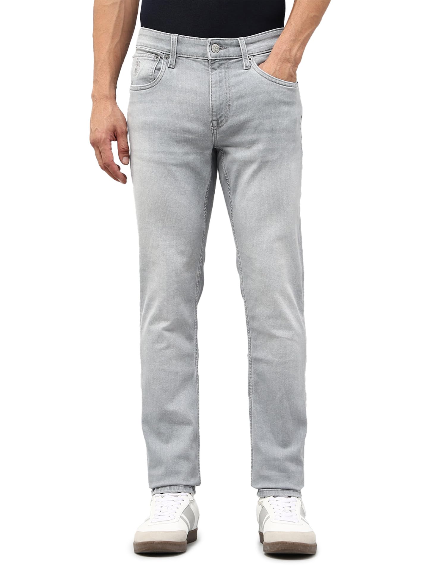 u.s. polo assn. denim co. Men's Brandon Slim Tapered fit Grey Jeans-picture-42