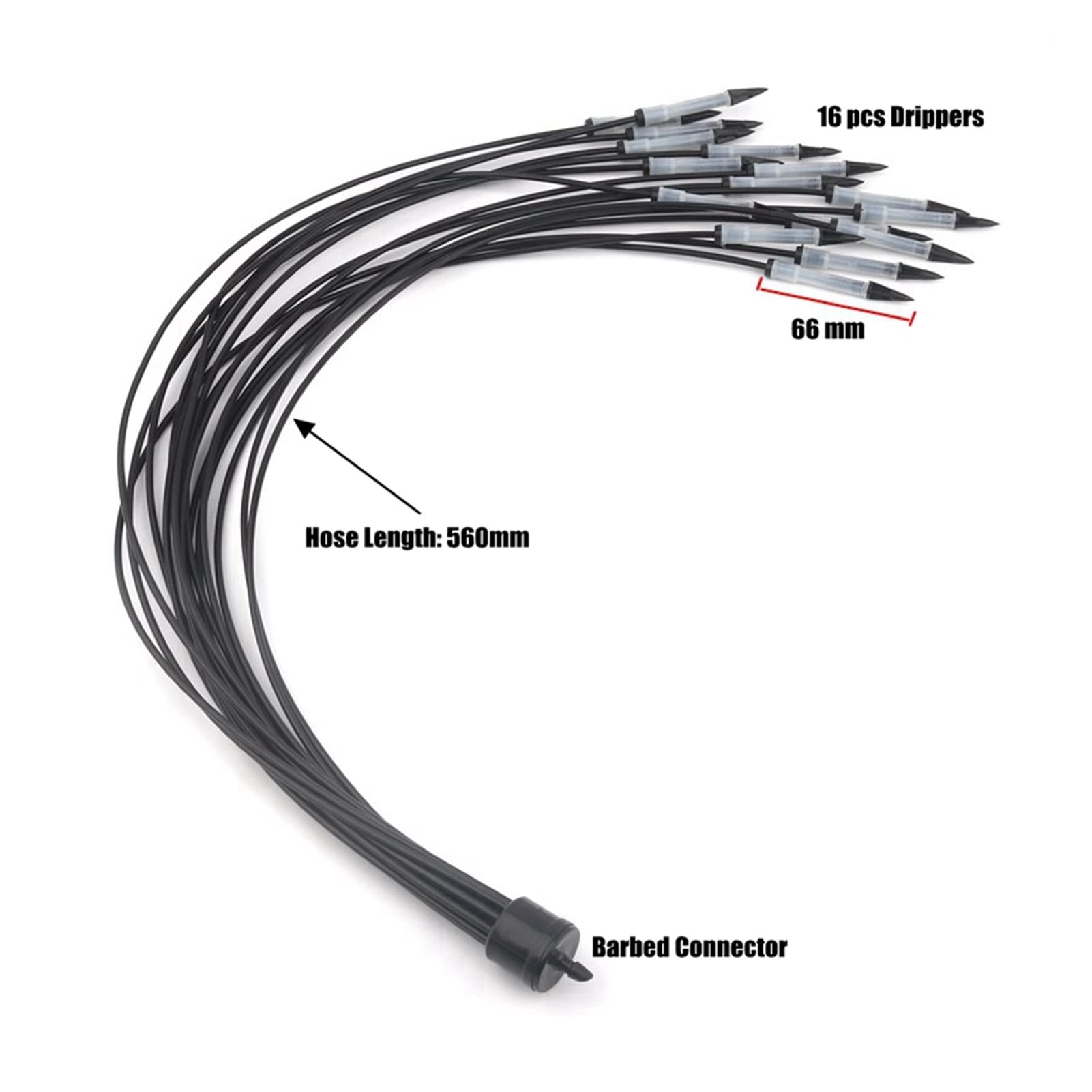 Ogrodowy adapter hydrauliczny 2 sztuki 16 głowic zestaw skraplaczy ogrodnictwo bonsai doniczkowy system nawadniania kropelkowego nawadnianie kropelkowe strzałka wyrzutnia zraszacz nawadnianie roślin