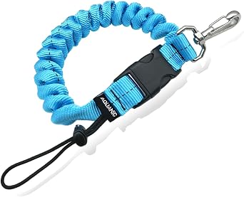 Scuba Diving Spring Clip Lanyard Anti-Lost Lanyard with Quick Release Buckle for Outdoor Sports