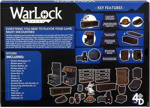 Miniatura 2 de WarLock Tiles accesorios de cocina  Configuración de WizKids RPG