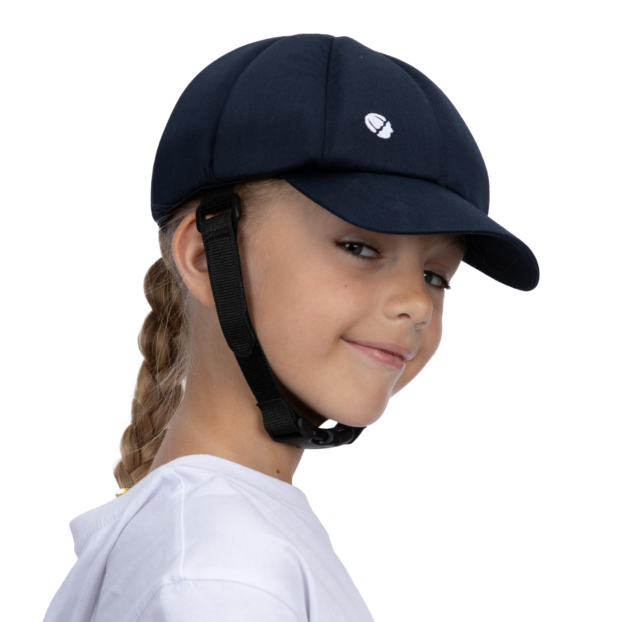 Ribcap Casco Medico per Bambini | Berretto da Baseball con Cinturino per Il Mento | Midi/Maxi 19,5-24,5 cm | Casco Protettivo Morbido per l'epilessia | Casco Protettivo per Le convulsioni
