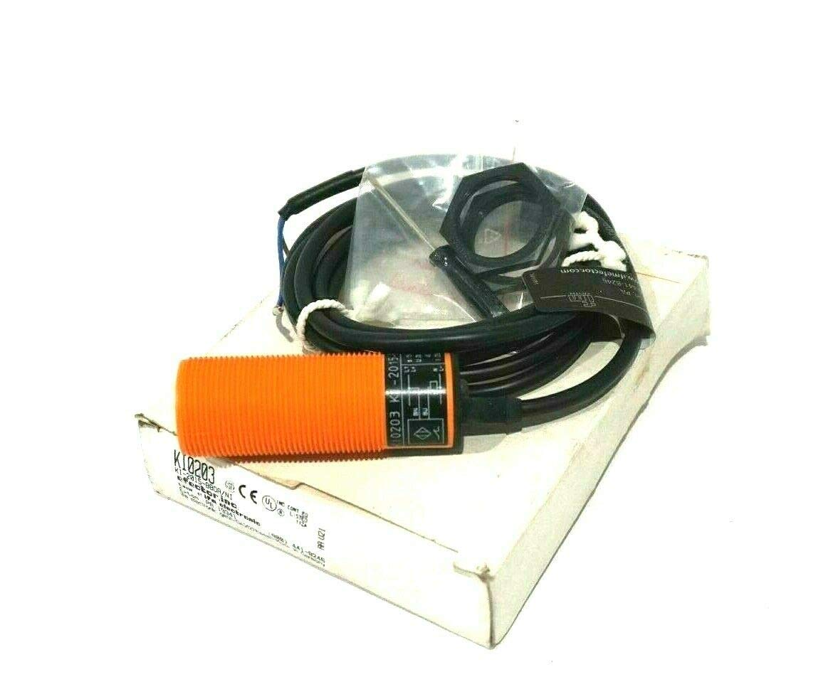 IFM KI-2015-BBOA/NI-KI0203 45-65 HZ, Non-Flush MOUNTABLE, CAPACITIVE Sensor, 250 MA, 20-250 VAC/DC, Normally Closed Output Function, 3-15 MM Sensing Range, 2 Meter Cable Length, Threaded Type HOUSING