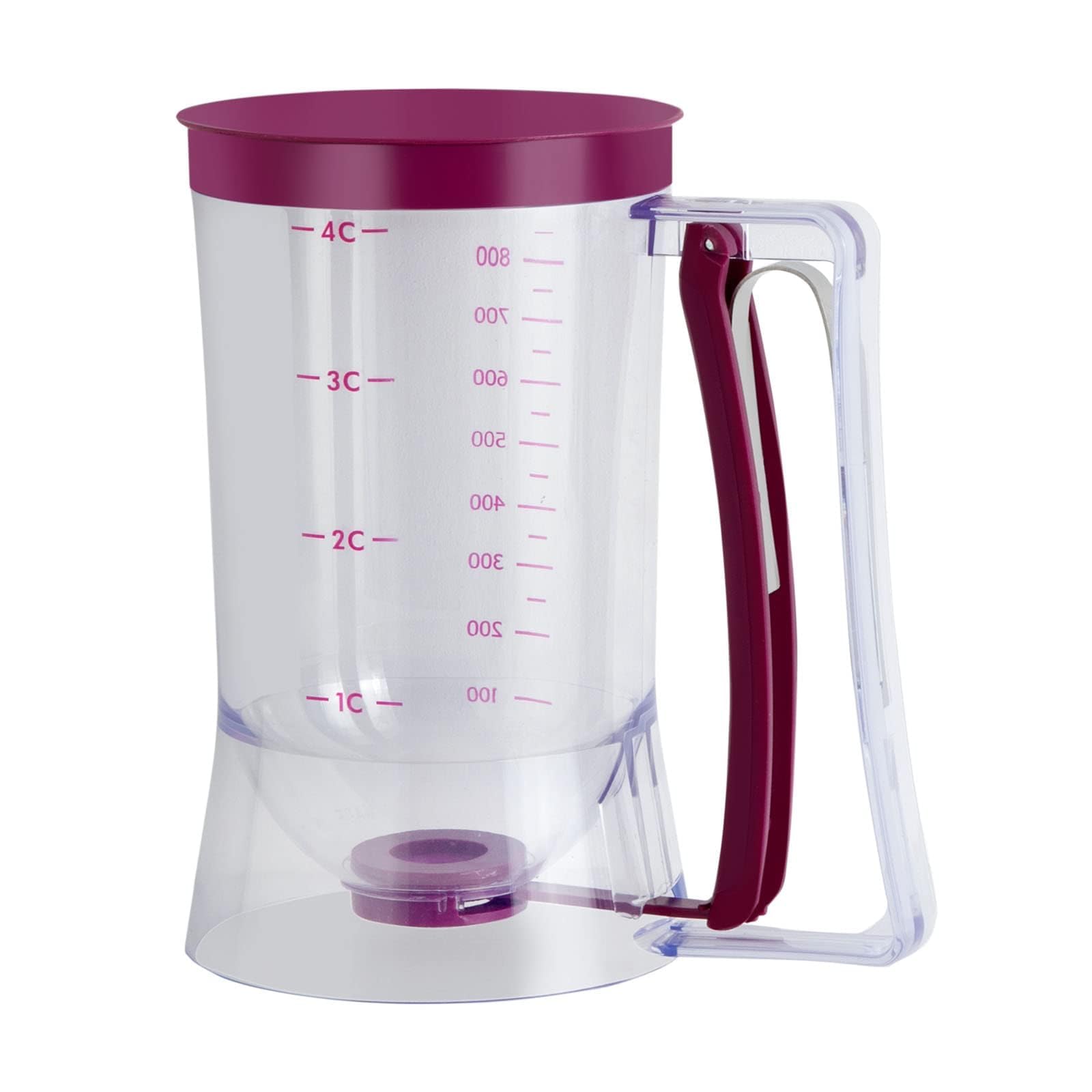 Xianjuun 900Ml Manual Batter Dispenser Pancake Batter Dispenser Great for Cupcakes, Pancakes, Waffles, Essential Tool for Kitchen Baking ﻿