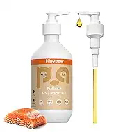 Fish Oil Omega 3 for Dogs: Salmon & Pollock Oil for Dog and Cat - Defense Liquid Supplement for Skin, Coat Brain, Hip, Joint and Heart Health - Omega Oil for Pet(16OZ)