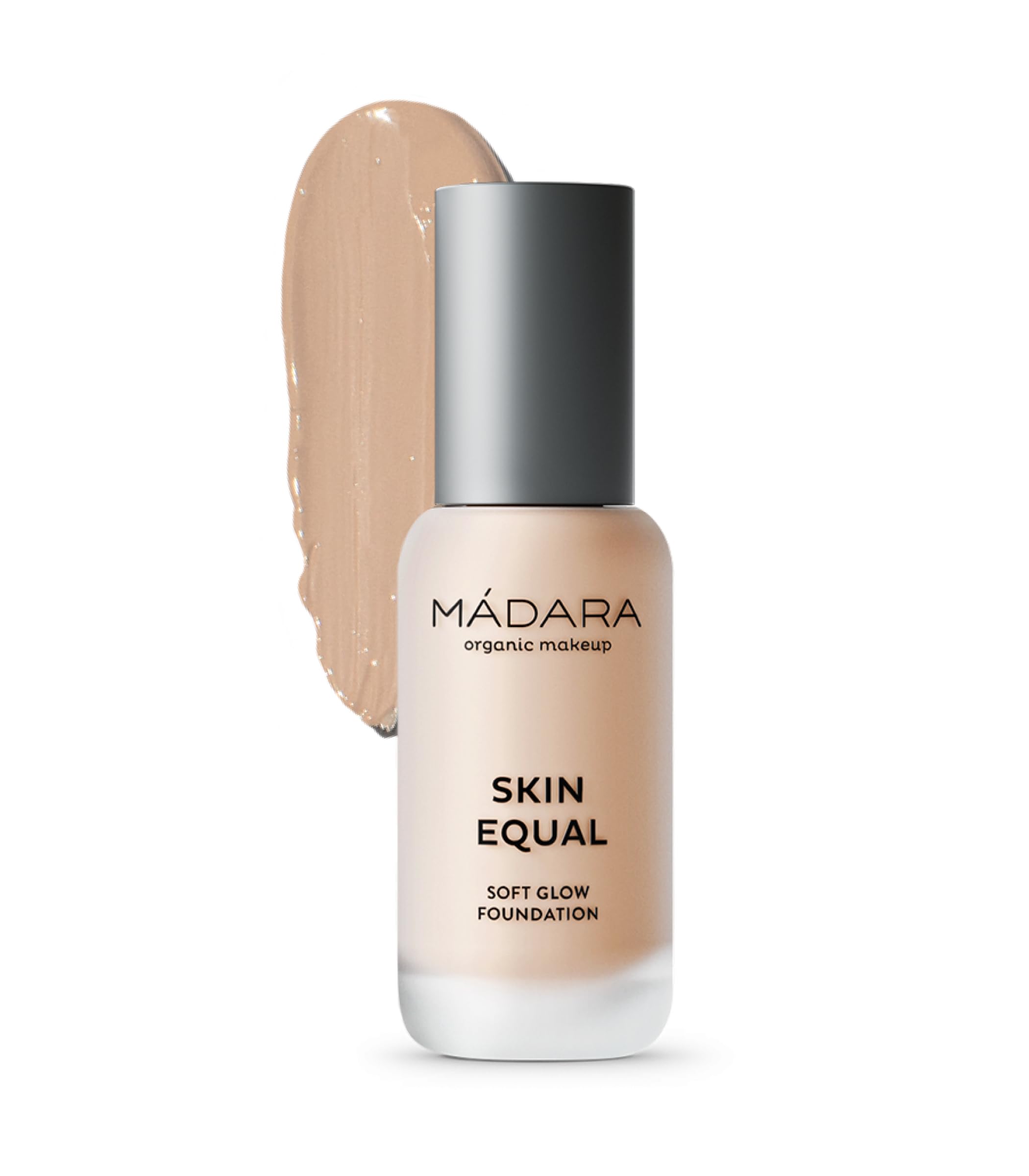 Organic Skincare | Skin Equal Soft Glow Foundation SPF15 IVORY 20-30ml, Mineral foundation with hyaluronic acid, Buildable medium coverage, Dewy foundation, Vegan, COSMOS natural certified