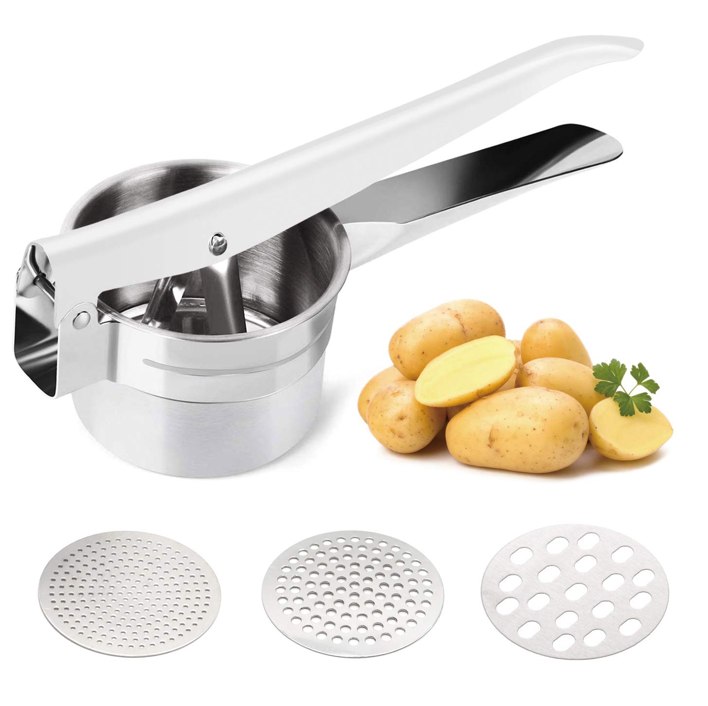 Buy Delyking Stainless Steel Potato Ricer, Baby Food, Vegetables and