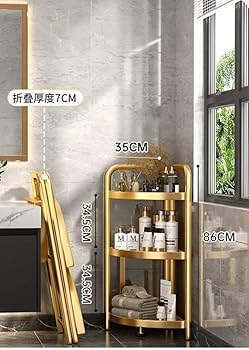 ご注文品 キッチンフロアスタンドトロリーシェルフ多機能折りたたみ